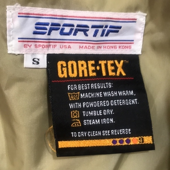 Sportif Vintage Gore-Tex Khaki Pull-On Drawstring Pants size S - Picture 9 of 10